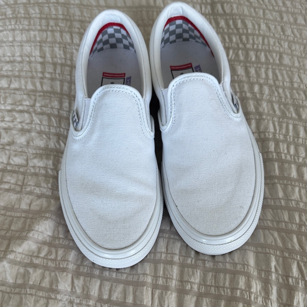 Vans Classic White Slip Ons